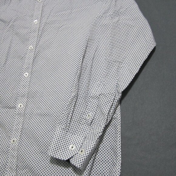 Steel & Jelly Button Up Shirt Men's L Gray Blue Button Down Long Sleeve - Picture 4 of 11